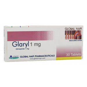 GLARYL 1 MG ( GLIMEPIRIDE ) 30 TABLETS